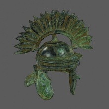 centurion helmet 3d scan education ancient greek roman scanner artec art 3d print model - Mito3D