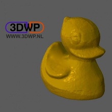 Gummi ducky Plastik Ente 3d Scan Spielzeuge Spiele Tier Badezimmer Spielzeug Meshmixer Baden Scanner Matterform Angelegenheit bilden 3d print model - Mito3D