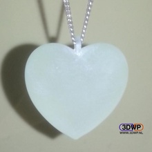 cuore pendente gioielleria collana San Valentino giorno 3d print model - Mito3D