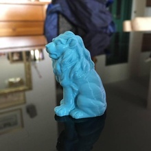lion sculpture 3d scan animal statue meshmixer 123d 123dcatch catch 3d print model - Mito3D
