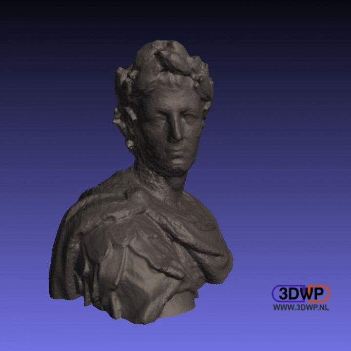 julius César buste 3d analyse éducation romain Rome sculpture statue persienne musée photogrammétrie 3D print model - Mito3D