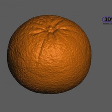 Orange 3d analyse jardin fruit gamme sinaasappel 3d print model - Mito3D