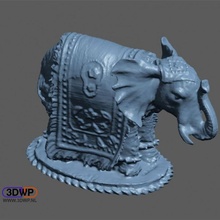 elefante escultura 3d Varredura brinquedos jogos animal estátua scanner david sls 3d print model - Mito3D