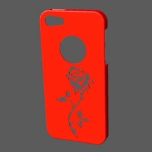 iphone se 5 5s snap-on case rose gadgets & electronics apple phone tribal 3d print model - Mito3D