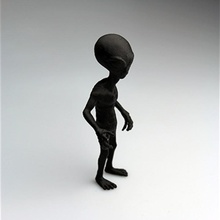 cinza alienígenas fan art alien 3d print model - Mito3D