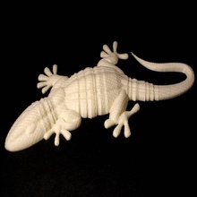 gecko toys & games animal lizard wall mount hanger 3d print model - Mito3D