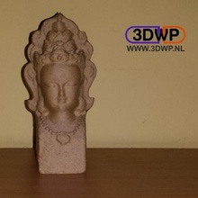 buddha bust statue 3d scan education sculpture replica meshmixer 123d 123dcatch catch 3d print model - Mito3D
