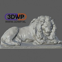iron lion statue 3d scan sculpture meshmixer 123d scanner 123dcatch catch 3d print model - Mito3D