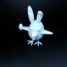 cute rabbit chicken toys & games cutebunny chickenwithegg 3d print model - Mito3D
