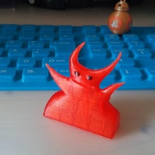 Flami Spielzeuge Spiele Zahl Hitze Kinder rot heiß Flamme transluzent 3d print model - Mito3D