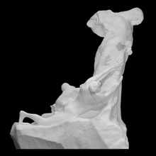 pursuing dream scan sculpture bronze marble figurative 3d print model - Mito3D