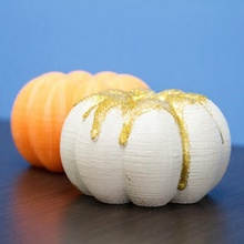 pumpkin candle holder & garden fall 3d print model - Mito3D