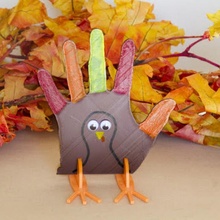 thanksgiving turkey hand & garden figurine 3d print model - Mito3D