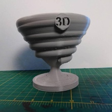 Tasse Spiral Garten comp 3d print model - Mito3D