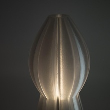 Rakete Lampe Garten Werkzeugmond 3d 3d print model - Mito3D