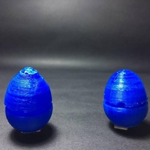 easter kinder suprice egg spinning & garden tinkercadeaster 3d print model - Mito3D