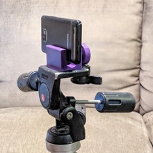 phone mount clamp manfrotto bogen 200pl adaptor plate gadgets & electronics camera quick tripod release 3d print model - Mito3D