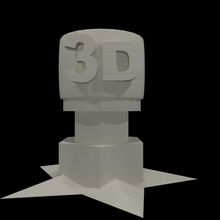 3d trophée jardin 3d print model - Mito3D