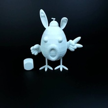 lisse Pâques gaspilleur ventilateur art 3d print model - Mito3D