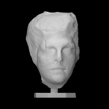 head helios scan ancient greece portrait sculpture statue marble berlin altes 3d print model - Mito3D