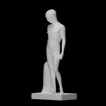 statuette boy york - berlin type scan body figure sculpture statue slender 3d print model - Mito3D
