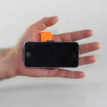 holder iphone 4 5 hand support gadgets & electronics disabilities handsupport 3d print model - Mito3D