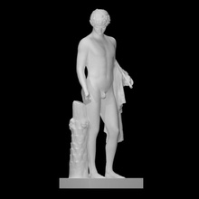 torso omphalos apollo scan body figure man roman sculpture statue marble berlin italy altes 3d print model - Mito3D