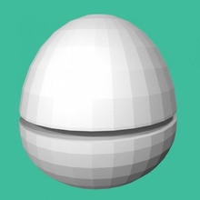 egg tinkercad 3d print model - Mito3D