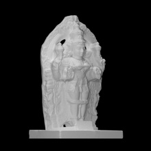 Lakshmi analyse déesse hindou Inde sculpture statue déité bangalore 3d print model - Mito3D