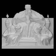 faith hope love scan figure gothic london queen sculpture statue bronze figurative 3d print model - Mito3D