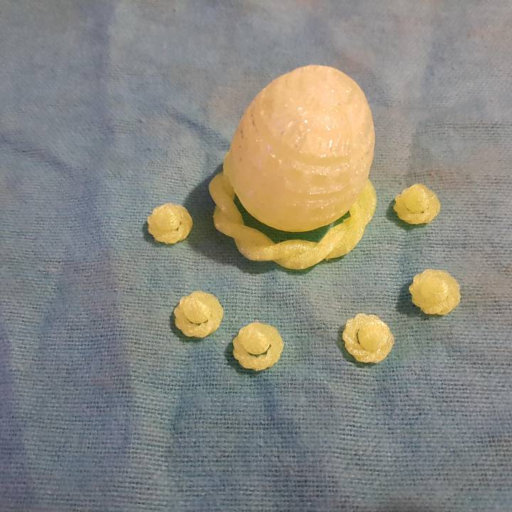 arc ciel Pâques Oeuf jardin tikercadeaster 3D print model - Mito3D