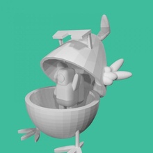 courageux paralysie tinkercad 3d print model - Mito3D