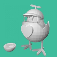 egg tinkercad 3d print model - Mito3D
