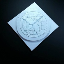 uesugi kenshin crest education japan japanese samurai kamon familycrest uesugikenshin 3d print model - Mito3D
