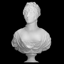 portrait wife artist scan bust woman 3dprint plaster 3dscan beauty young culturalheritage spouse haircut clay hairstyle 3d print model - Mito3D