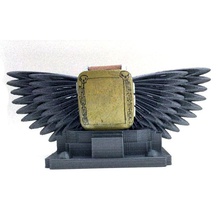 winged pebble doc stand gadgets & electronics competition-pebble-time 3d print model - Mito3D