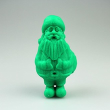 santa claus sack fan Kunst Weihnachten santaclaus 3d print model - Mito3D