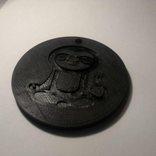 sloth coffee & garden trinket 3d print model - Mito3D