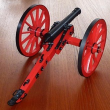 6 PDR campo pistola 1841 juguetes juegos cañón 3d print model - Mito3D