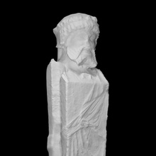 corpo herm Dio priapo scansione romano marmo Italia Hermai 3d print model - Mito3D