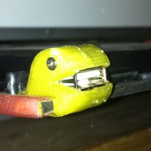 Port USB femelle Pac Man gadgets électronique tinkercad 3d print model - Mito3D