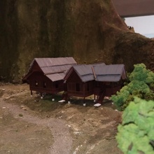 miniatura Malasia tradicional casa arquitectura 3d print model - Mito3D