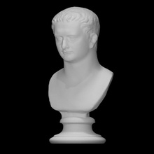 fracasso imperador domiciano Varredura cara cabeça retrato escultura mármore 3d print model - Mito3D