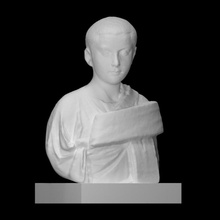 imperatore Godriano iii scansione fallimento ritratto scultura statua marmo Italia 3d print model - Mito3D