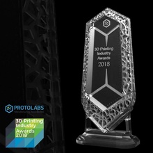 crystal trophy design - official 3d competition & garden 3dpiawards 3d print model - Mito3D