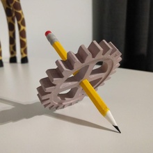 pencil gear & garden gears 3d print model - Mito3D
