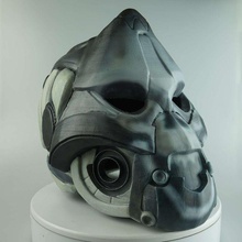 gorila fantasma máscara usável adereços cosplay wearable zbrush 3dprinting orgânica 3dstudiomax modelagem hardsurface rihno idead 3d print model - Mito3D