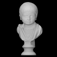 portrait boy scan bust head sculpture marble young 3d print model - Mito3D