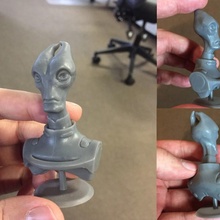 salarian bust - mass fan art alien games masseffect 3d print model - Mito3D