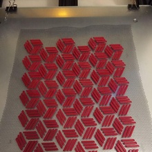 Stripe hexa tissu mode accessoires textile infabique 3d print model - Mito3D